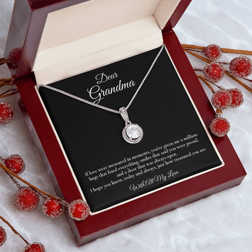 Dear Grandma - A Million Moments - Eternal Hope Message Card Necklace