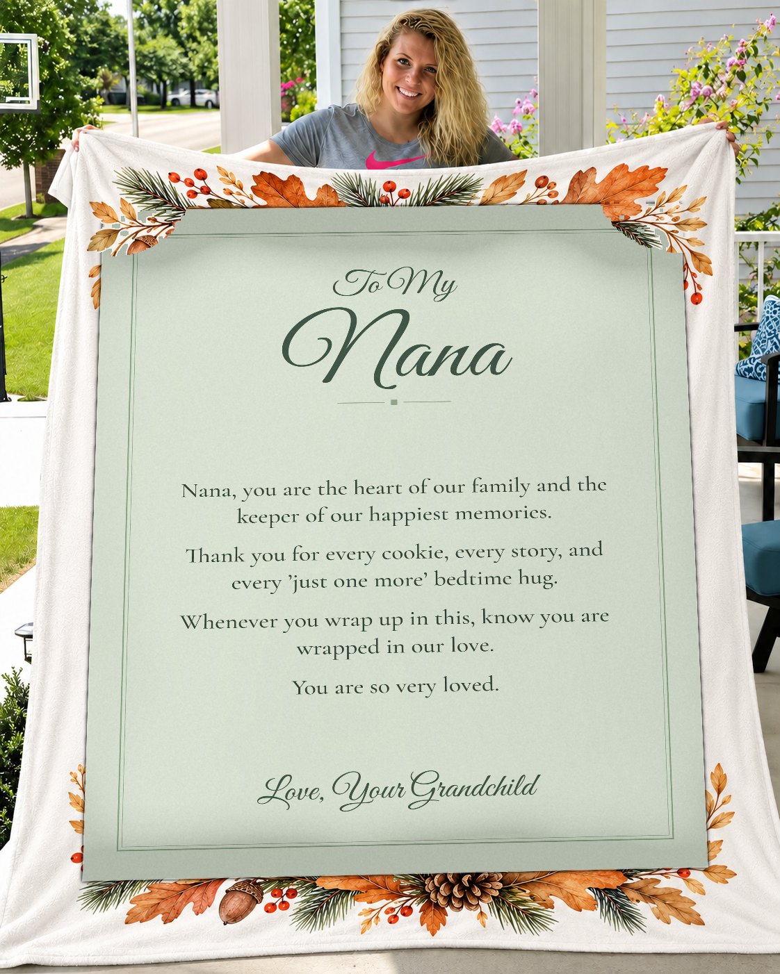 BL-036 porch lifestyle mockup – held blanket