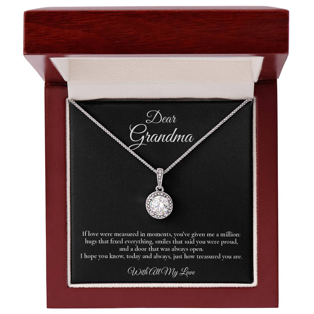 Dear Grandma - A Million Moments - Eternal Hope Message Card Necklace